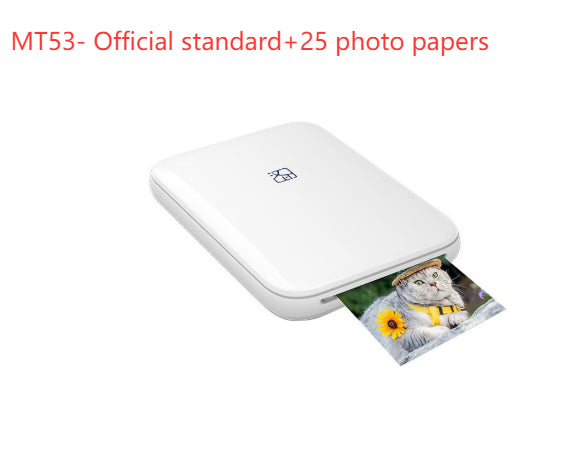 Vintage Style Photo Printer-Portable Full Color Wireless Photo Printer