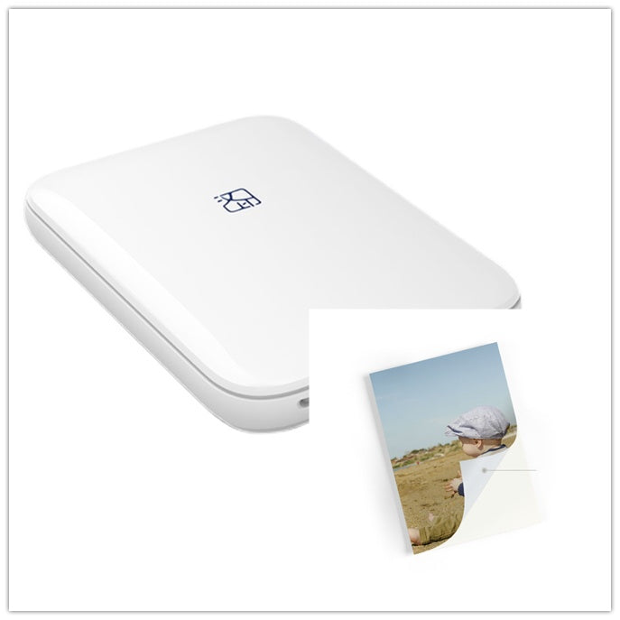 Vintage Style Photo Printer-Portable Full Color Wireless Photo Printer