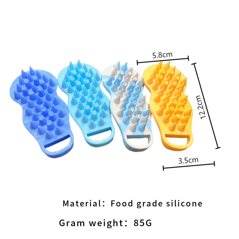 Hair Washing Tool Silicone Cleaning Comb, High Temperature Resistant, Deep Cleaning Massage Comb, Hair Care And Anti-Hair Loss Tool