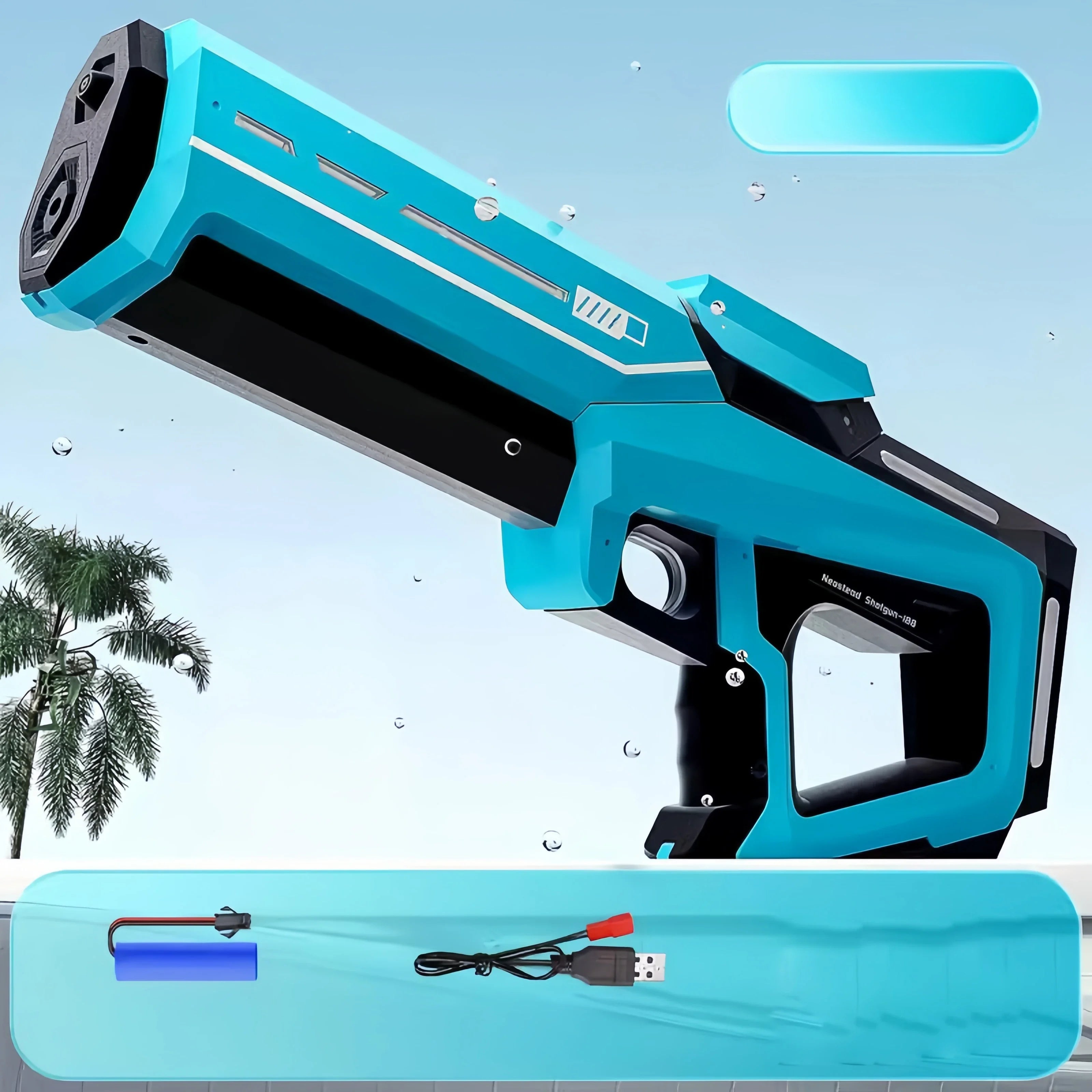 Automatic Electric Water Gun – Powerful Water Blaster for Outdoor Summer Fun