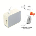 P15 Thermal Label Printer Mini Portable Wireless -compatible Labeling Sticker Machine for Home Office