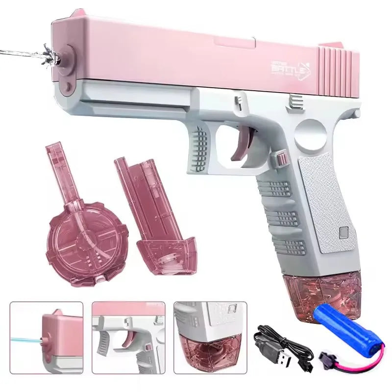 Automatic Electric Water Gun – Powerful Water Blaster for Outdoor Summer Fun