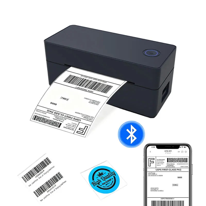 Thermal Shipping Label Printer 4x6 Support Android Mac iPhone Windows,Ebay,Etsy,Shopify,Vinted,Royal Mail - Shipping Label Printer