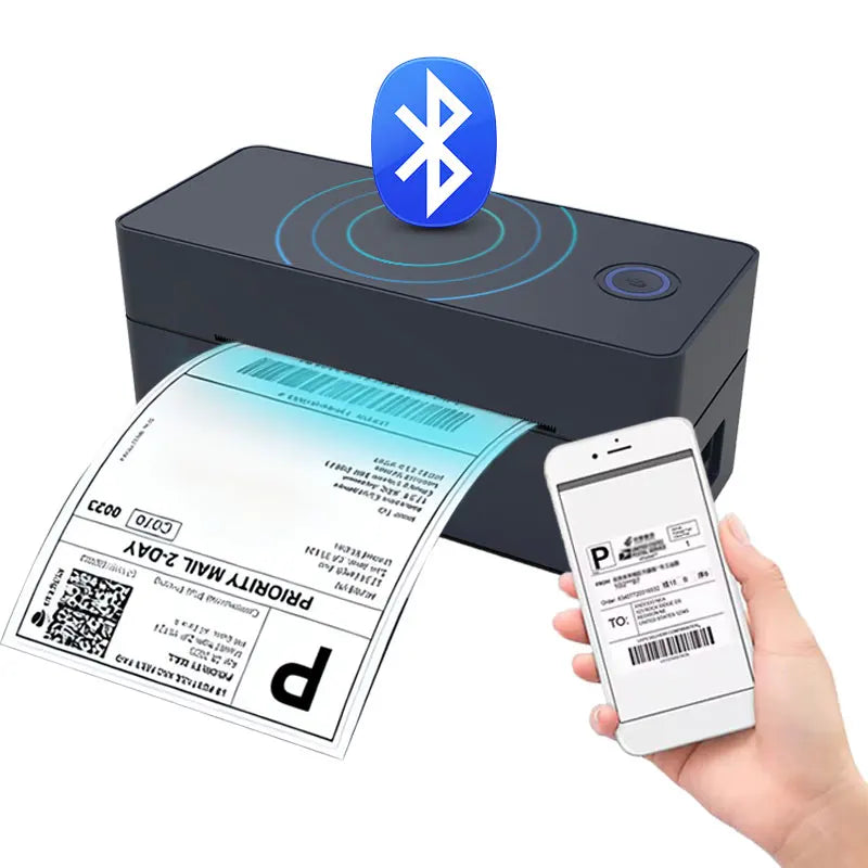 Thermal Shipping Label Printer 4x6 Support Android Mac iPhone Windows,Ebay,Etsy,Shopify,Vinted,Royal Mail - Shipping Label Printer