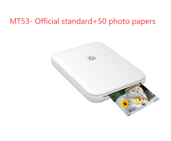 Vintage Style Photo Printer-Portable Full Color Wireless Photo Printer